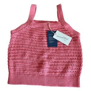Universal Thread Women's Pink Sweater Tank Top - Size Large - NWT